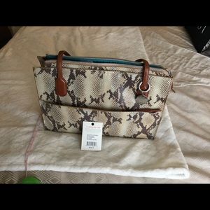Hobo Snakeskin Print Bag